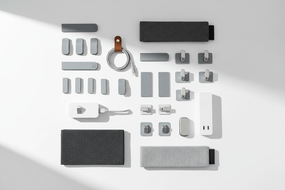 Best cable management products 2026 - silicone cable clips, magnetic under-desk clips, cable organizers