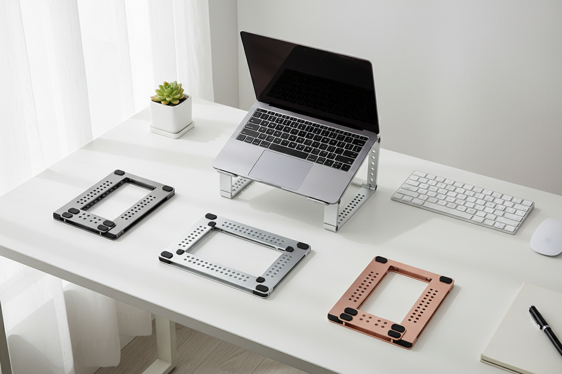 Best laptop stands for MacBook in 2026 - aluminum foldable stand ergonomic home office