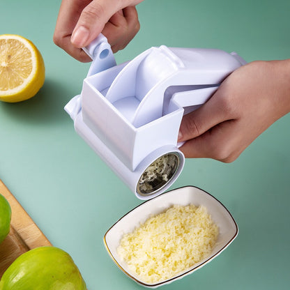 Rotary Cheese Grater with Stainless Steel Drum