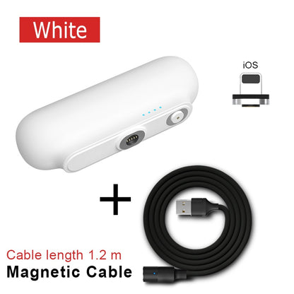 Magnetic Mini Power Bank 2600mAh | MagSafe-Style Snap Charger