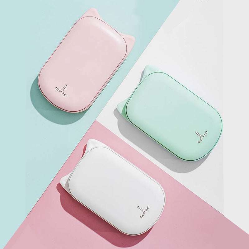 USB Hand Warmer Power Bank 3600mAh – Pocket Heat & Charge