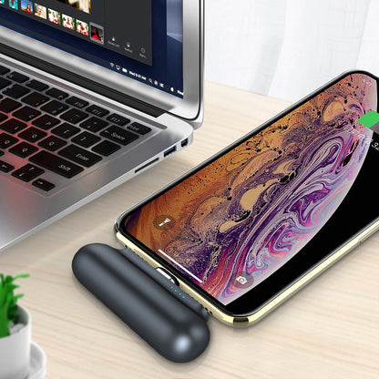 Magnetic Mini Power Bank 2600mAh | MagSafe-Style Snap Charger