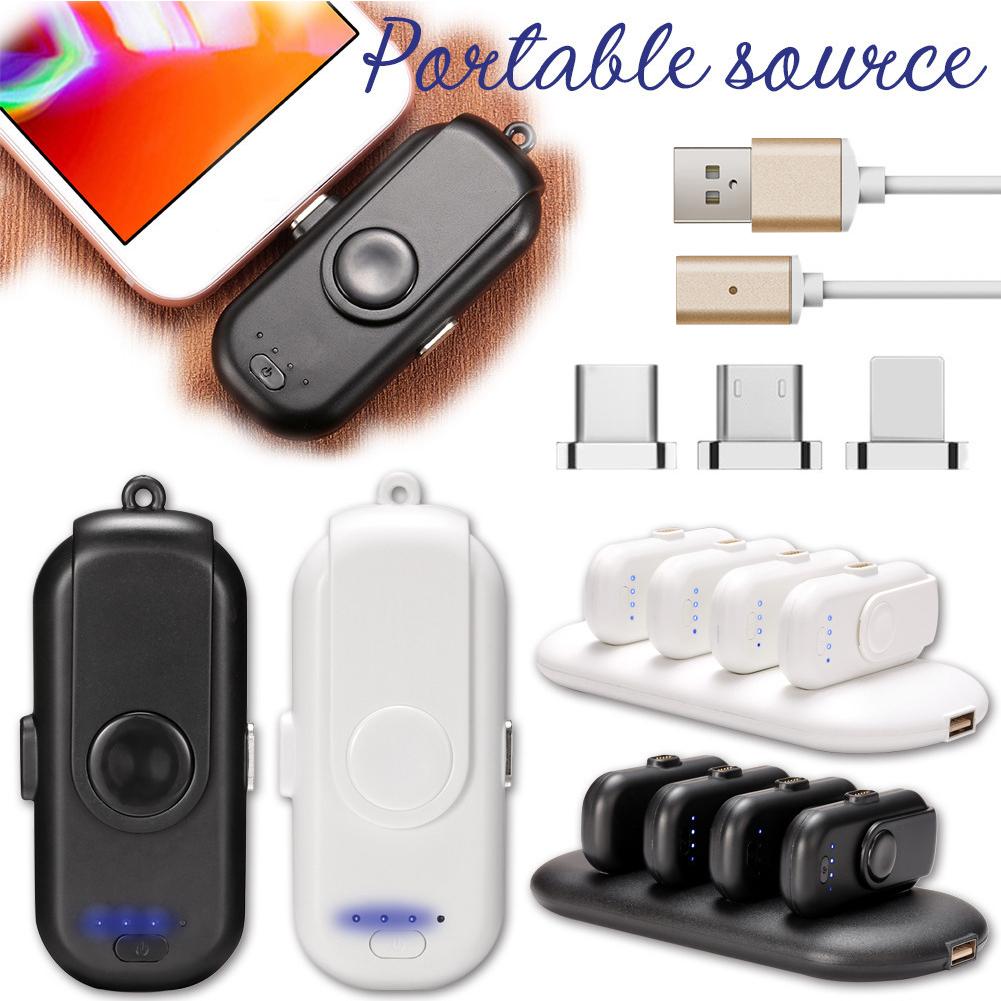 Magnetic Mini Power Bank Set | 5000mAh Base + 4 Pods