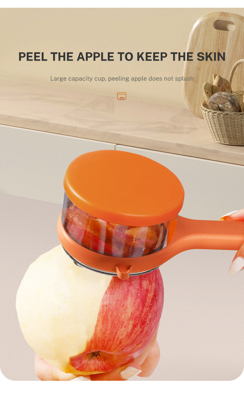 Vegetable Peeler with Built-In Storage Container