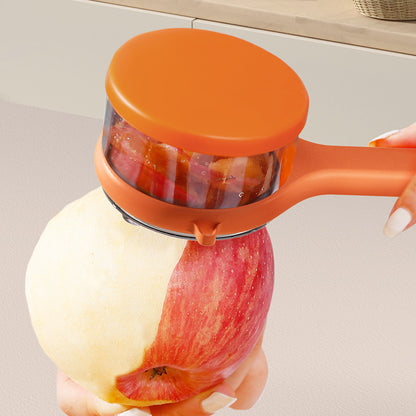 Vegetable Peeler with Built-In Storage Container
