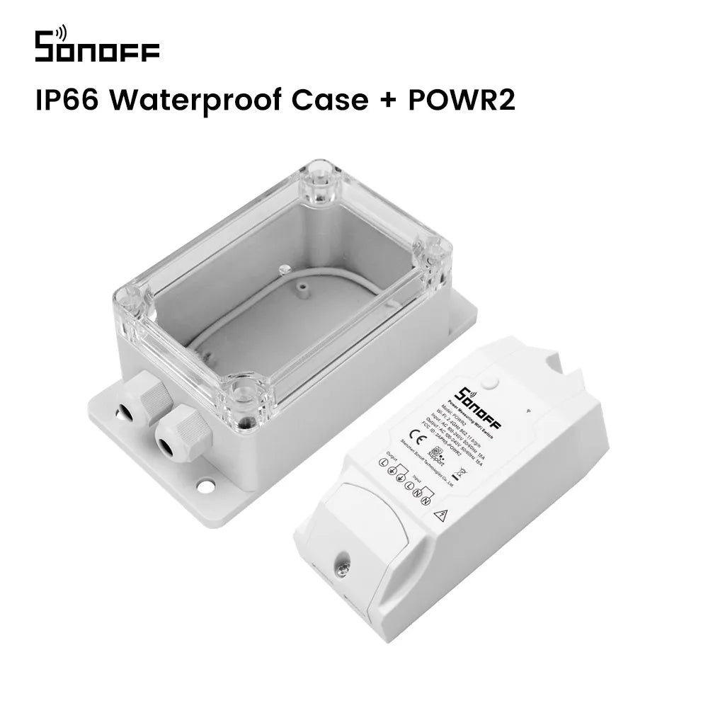 SONOFF IP66 Waterproof Case – Smart WiFi Switch Junction Box