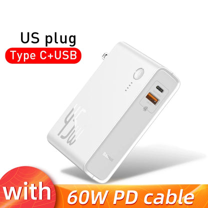 Baseus GaN 2-in-1 Power Bank & Wall Charger 10000mAh 45W