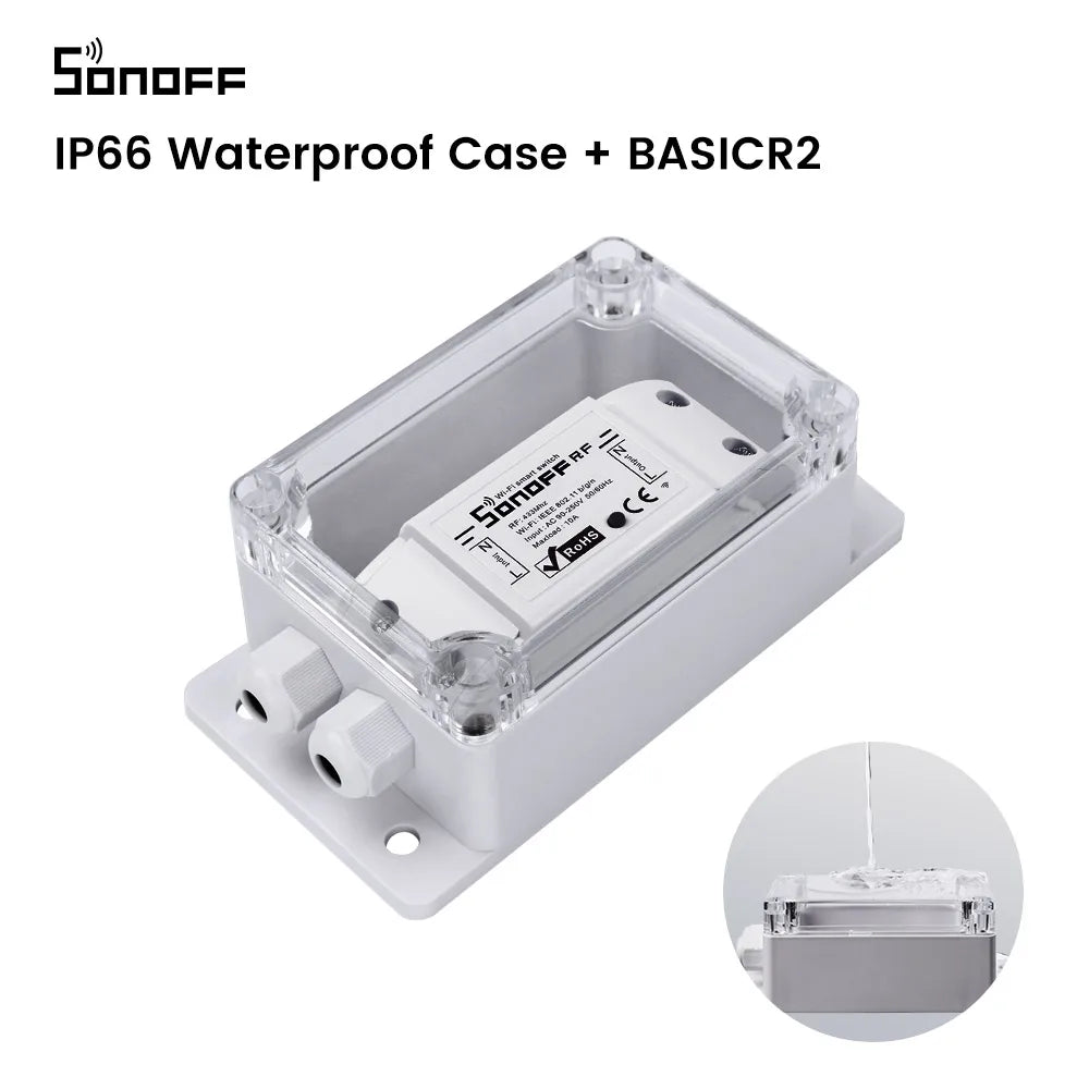 SONOFF IP66 Waterproof Case – Smart WiFi Switch Junction Box